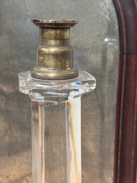 A Large Early 20th Century Glass Lamp Base