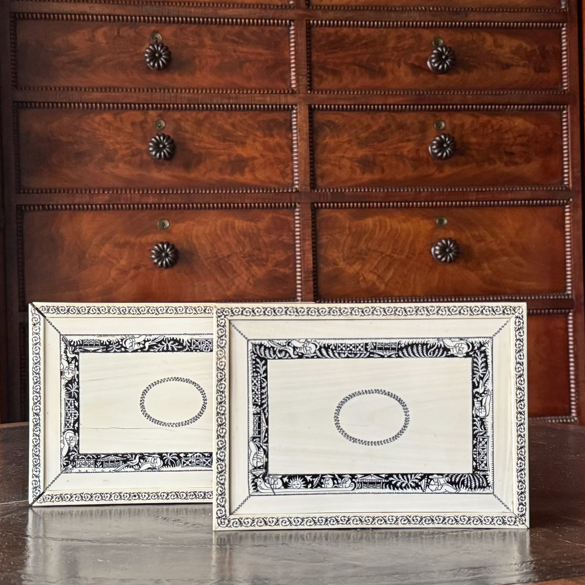 A Pair of Early 19th Century Vizagapatam Boxes