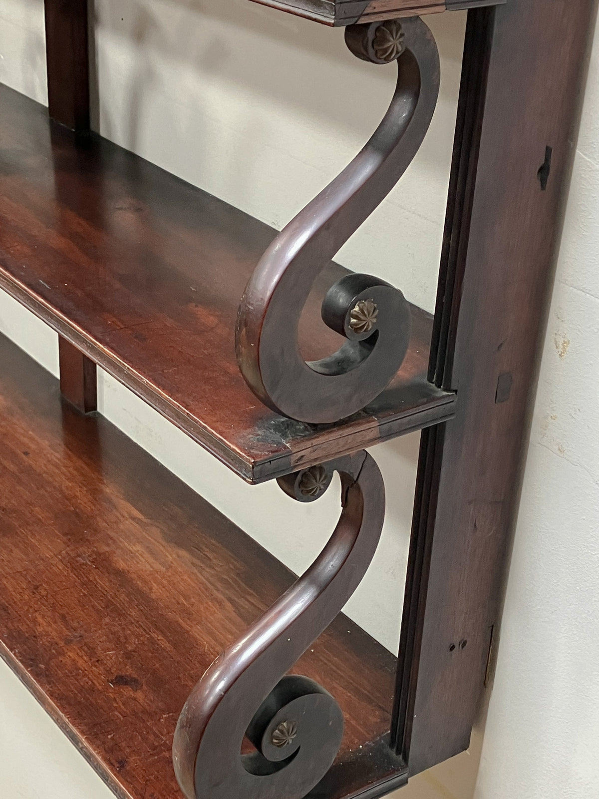 A Set of Regency Mahogany Cascading Shelves