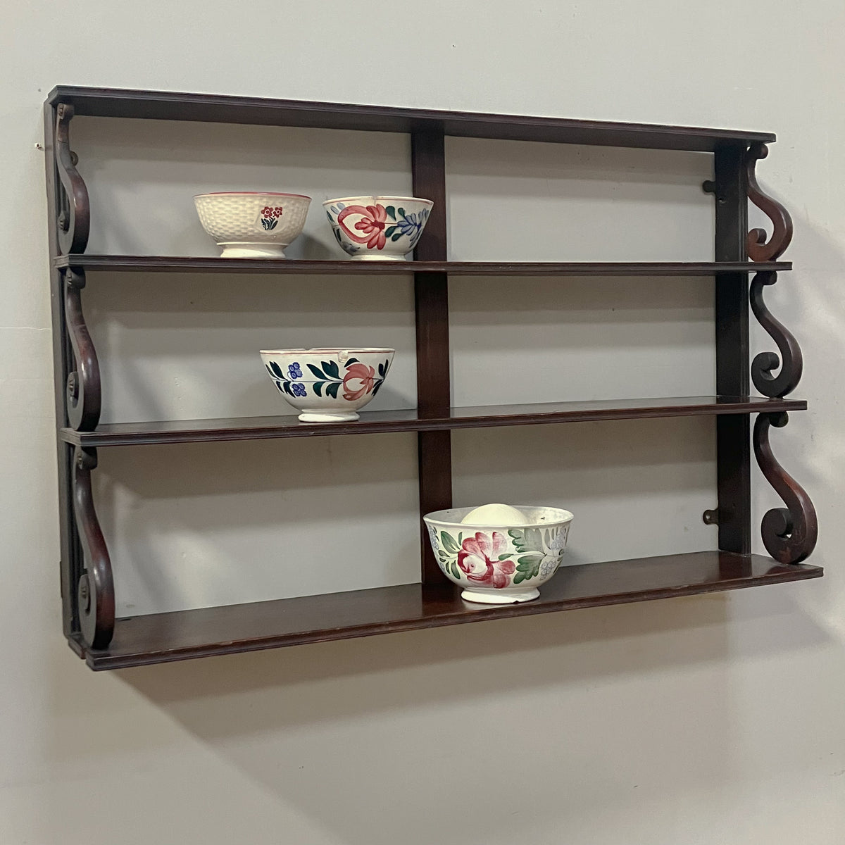 A Set of Regency Mahogany Cascading Shelves