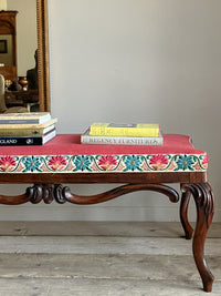 A Mid 19th Century Rosewood Centre Stool