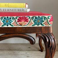 A Mid 19th Century Rosewood Centre Stool