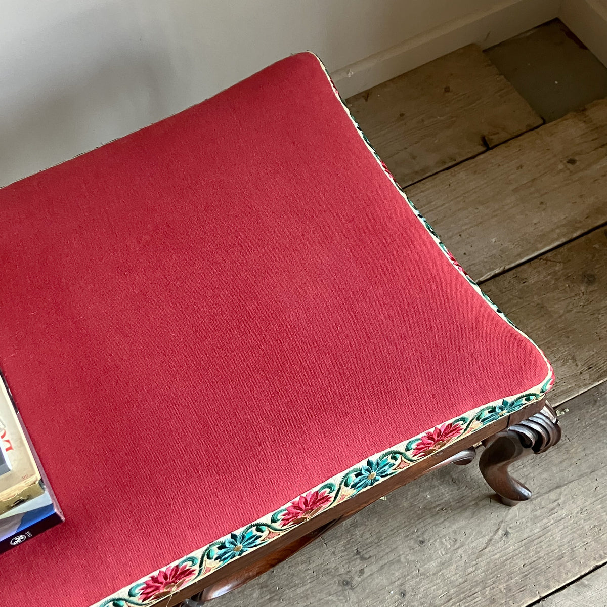 A Mid 19th Century Rosewood Centre Stool