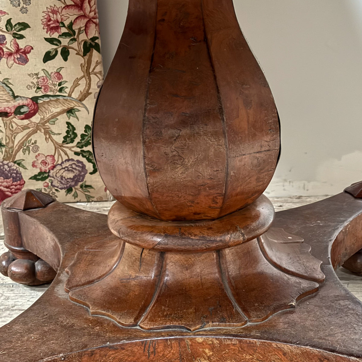 A 19th Century Burr Oak Centre Table