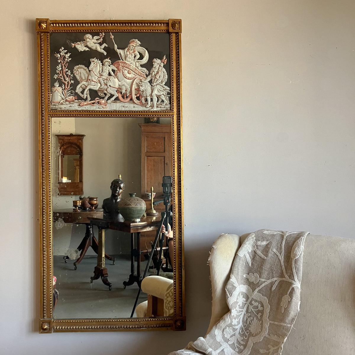 A 19th Century Giltwood Pier Mirror