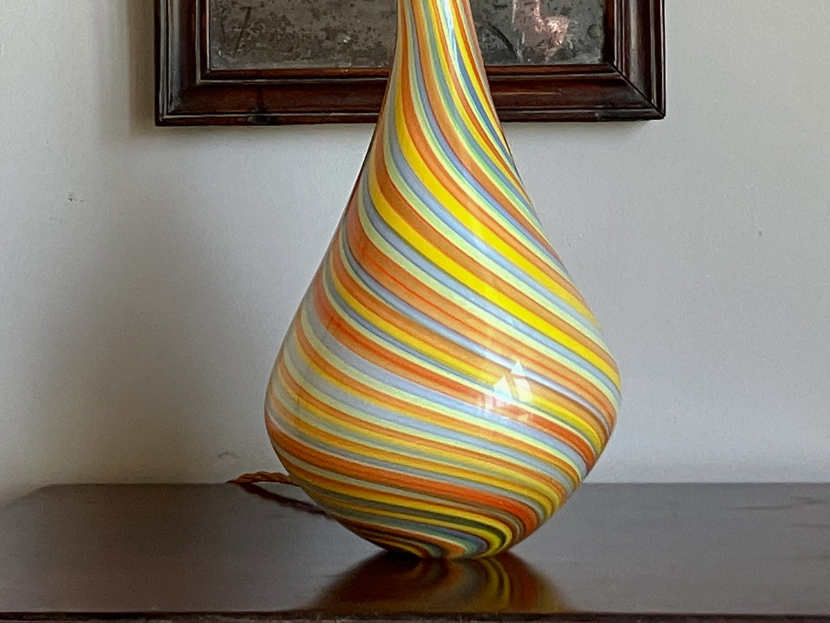 A 20th Century Murano Glass Lamp