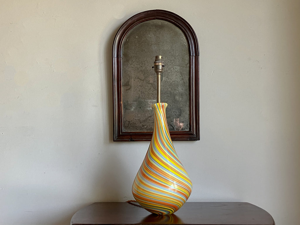 A 20th Century Murano Glass Lamp