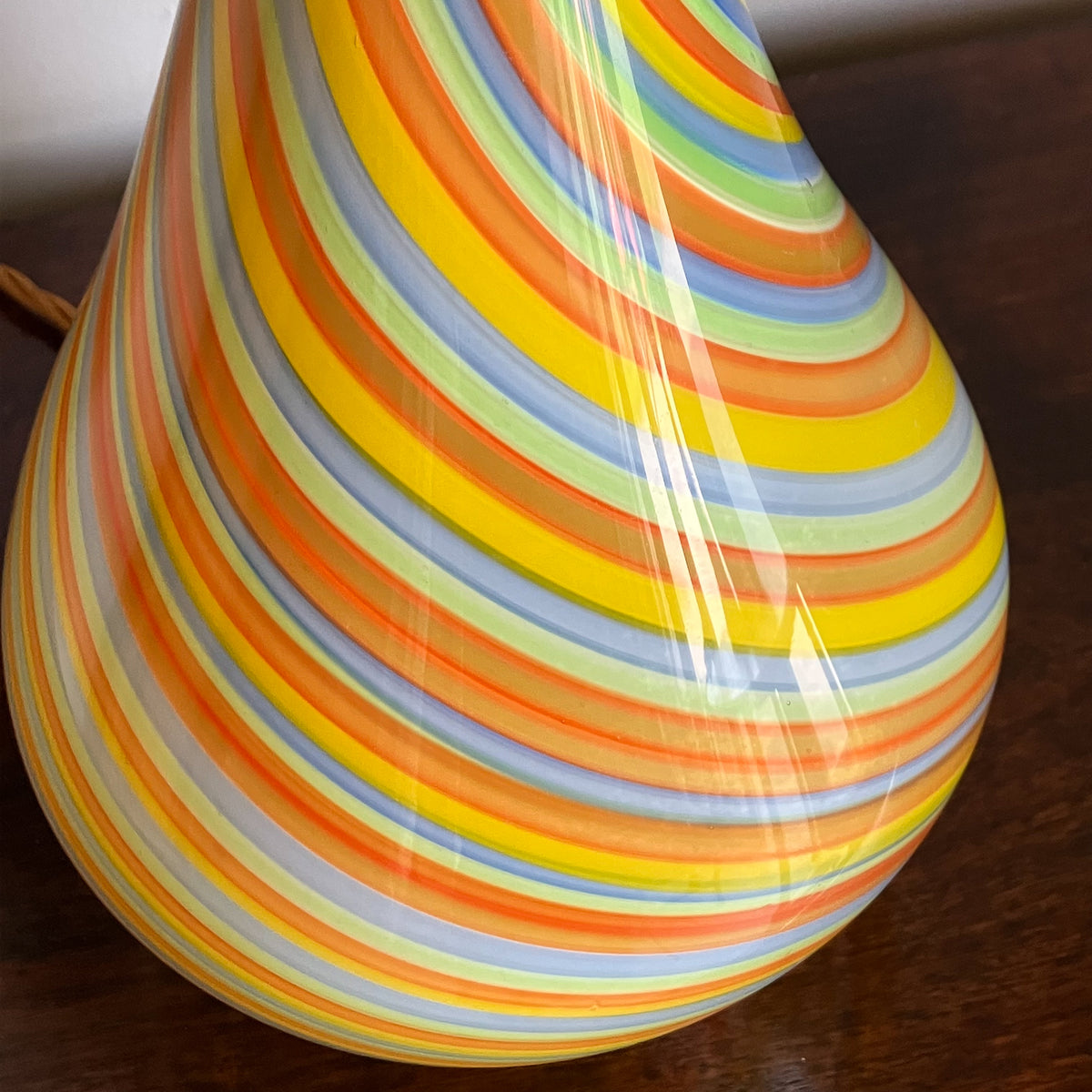 A 20th Century Murano Glass Lamp