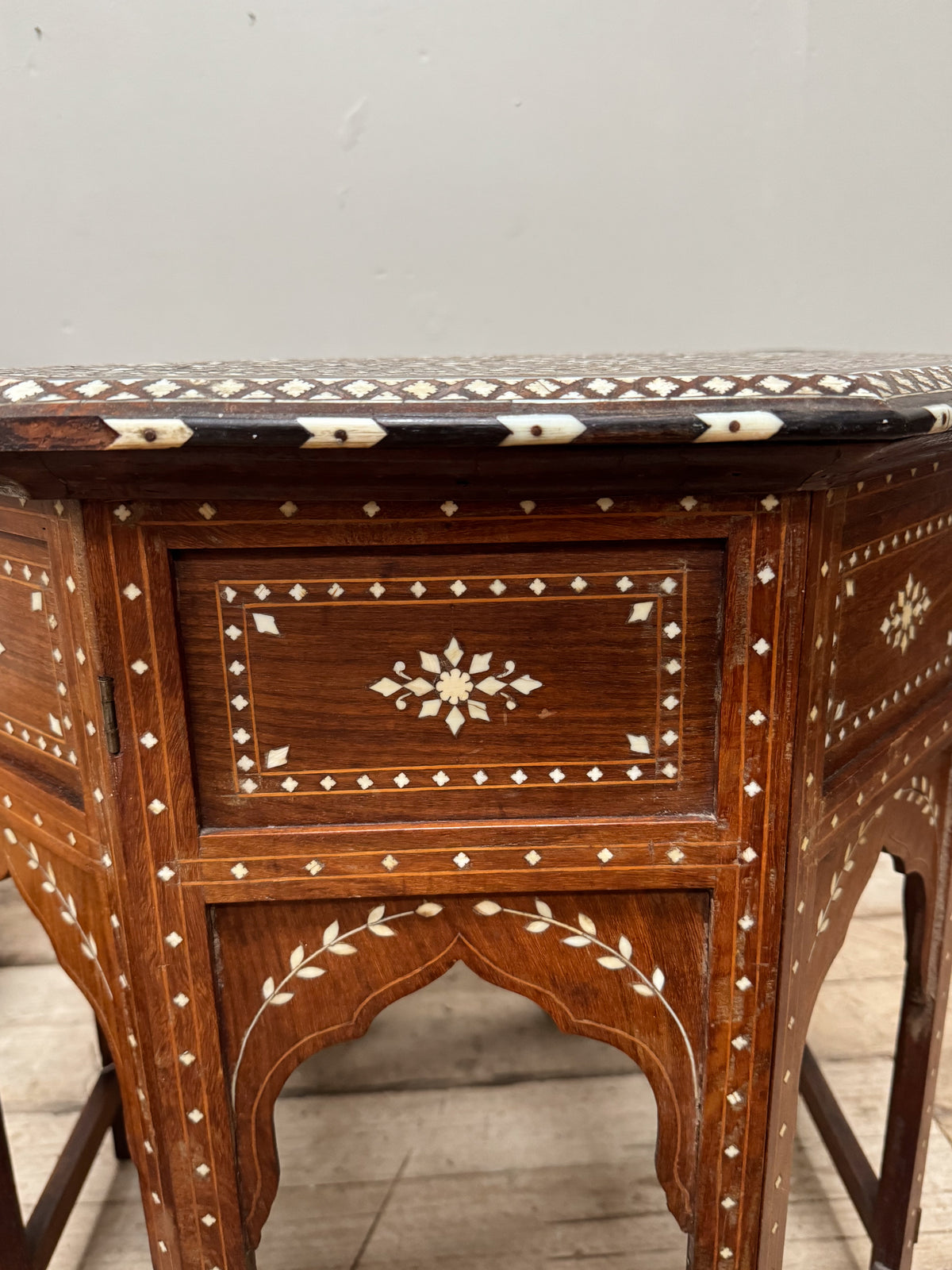 A Superb Mid 19th Century Hoshiarpur Inlaid Table