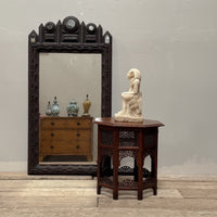 A Large Late 19th Century Tramp Art Mirror