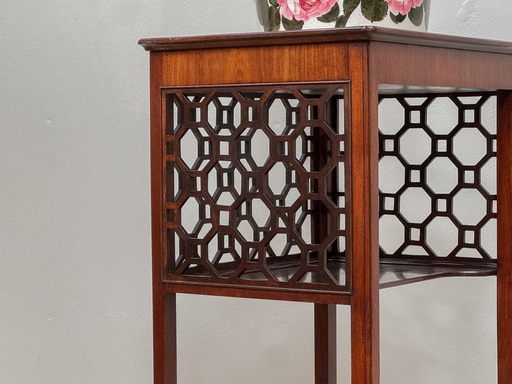 A Late 19th Century Mahogany Side Table by James Hicks of Dublin