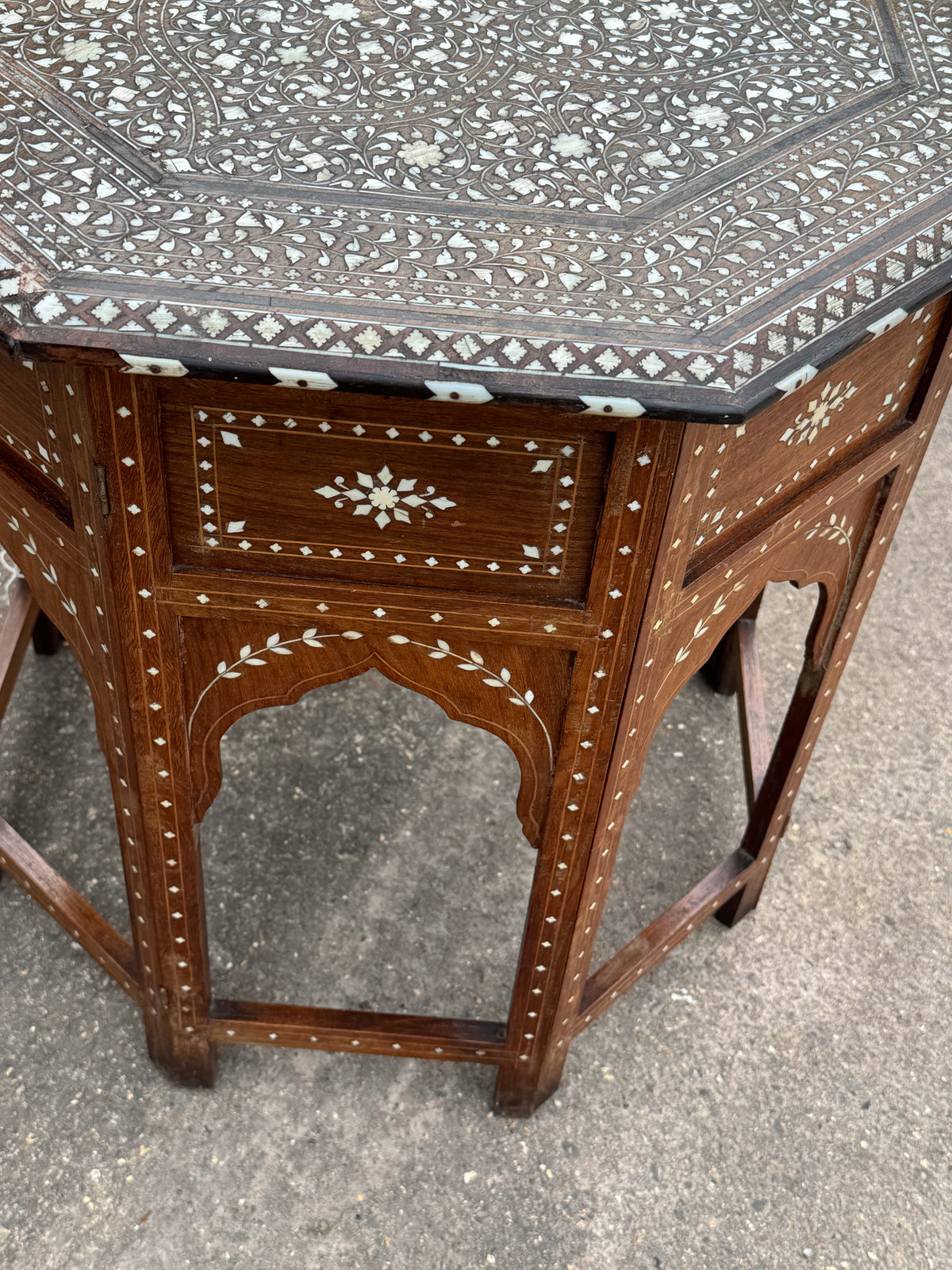 A Superb Mid 19th Century Hoshiarpur Inlaid Table