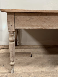 A Huge 19th Century Pine Farmhouse Table