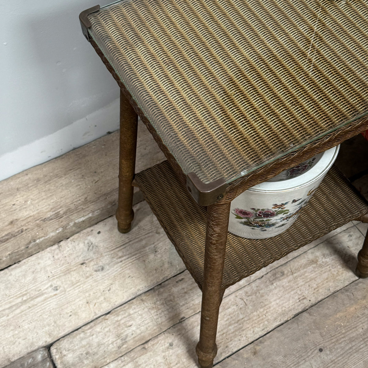 1930's Lloyd Loom Tables