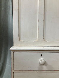 A Mid 19th Century Painted Pine Housekeepers Cupboard