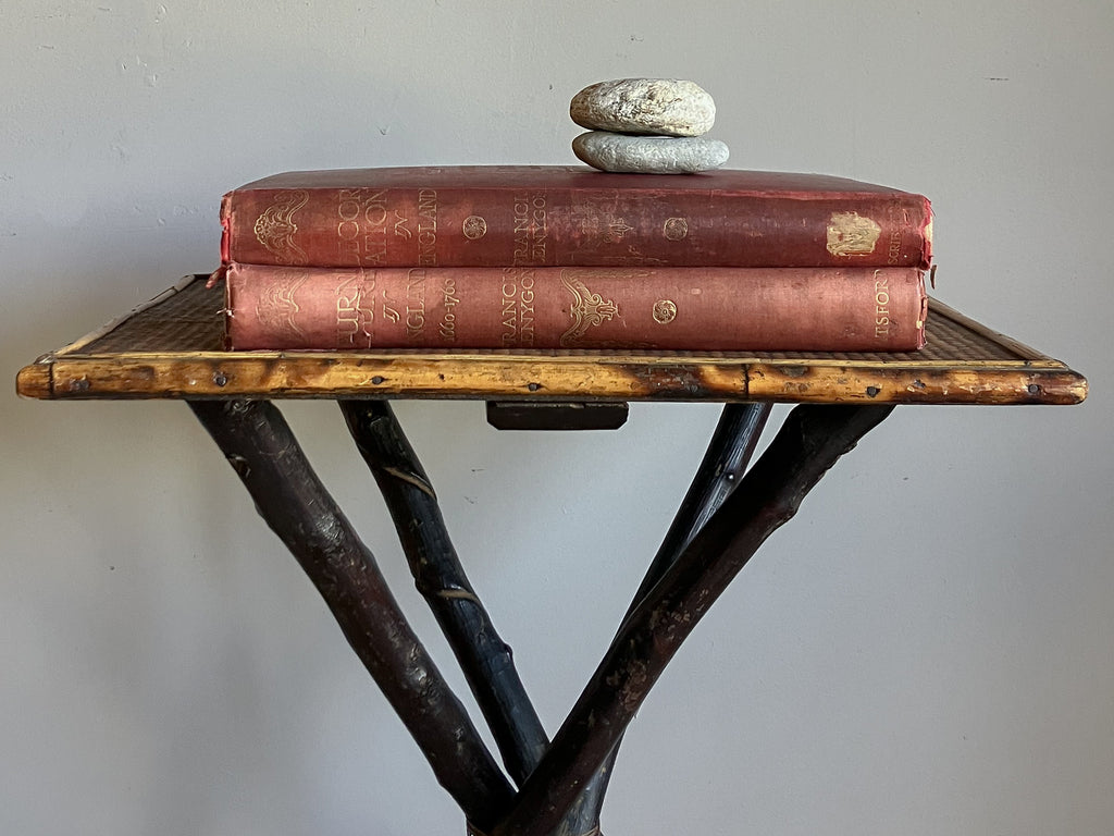 A 19th Century Twig and Bamboo Tripod Table