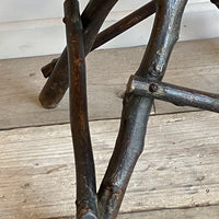 A 19th Century Twig and Bamboo Tripod Table