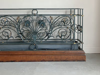 A Late 19th Century Wrought Iron Stick Stand