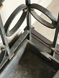 A Late 19th Century Wrought Iron Stick Stand