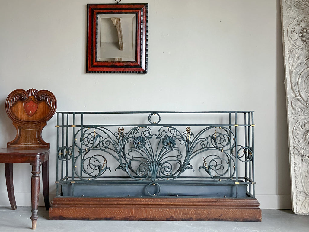 A Late 19th Century Wrought Iron Stick Stand
