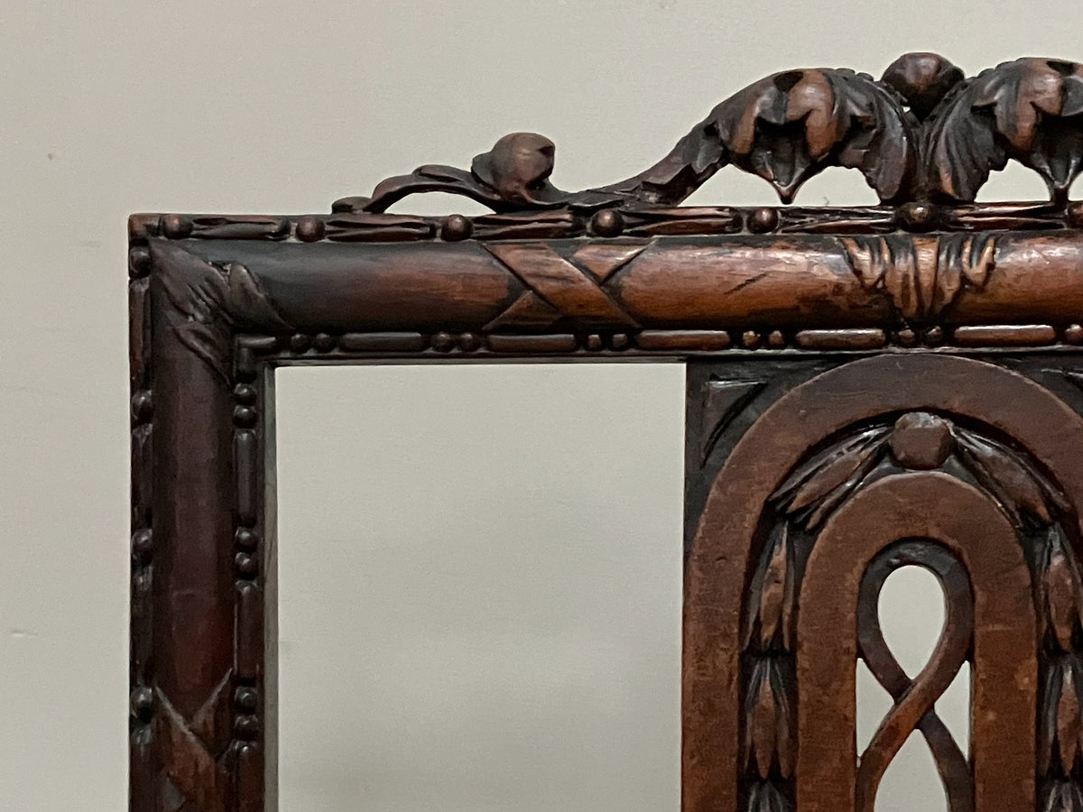 A Set of Six 18th Century Continental Mahogany Chairs