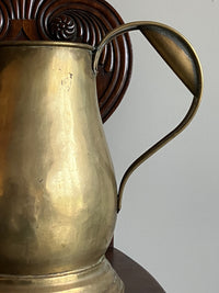 A Large Late 18th Century Brass Ale Jug