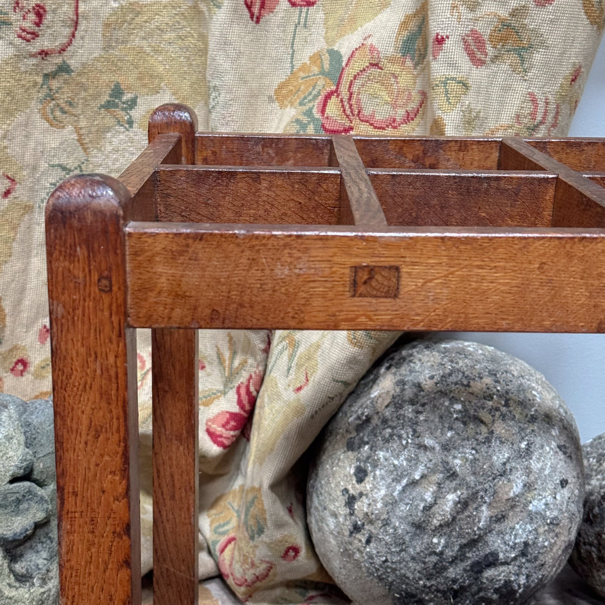 A Pair of Mid 19th Century Oak Stick Stands