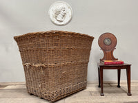 A Huge Early 20th Century Wicker Basket