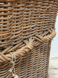 A Huge Early 20th Century Wicker Basket