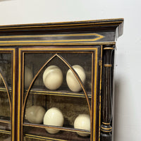 A Late Regency Painted Cabinet