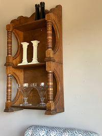 Late 19th Century Oak Hanging Shelves