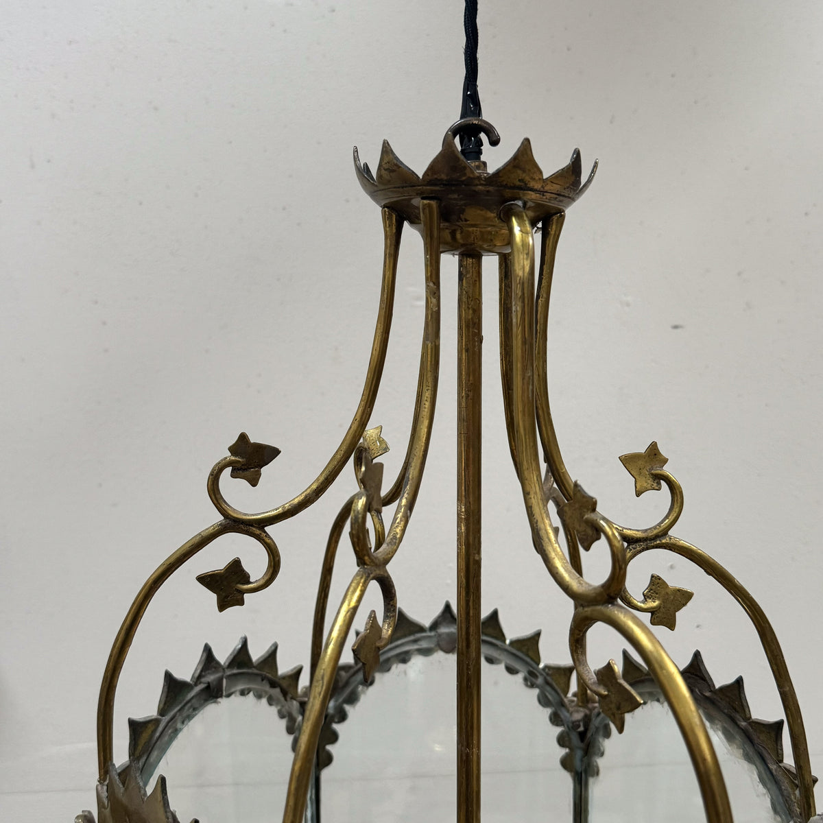 A 19th Century Hexagonal Brass Lantern