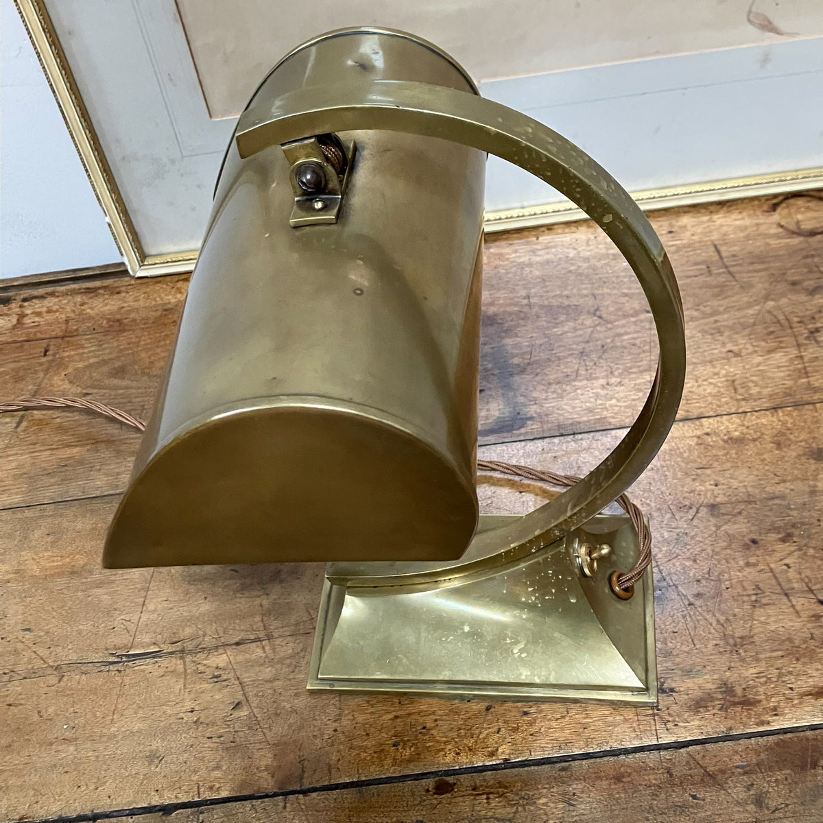 An Early 20th Century Brass GEC Desk Lamp