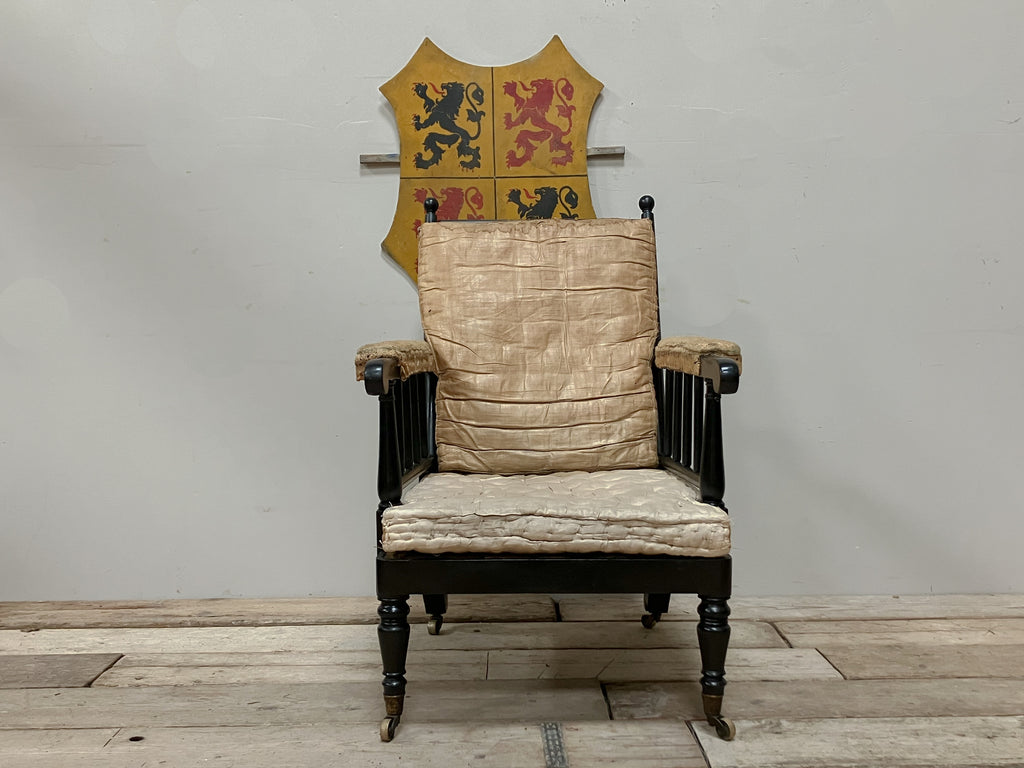 A 19th Century Ebonised Armchair