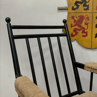 A 19th Century Ebonised Armchair