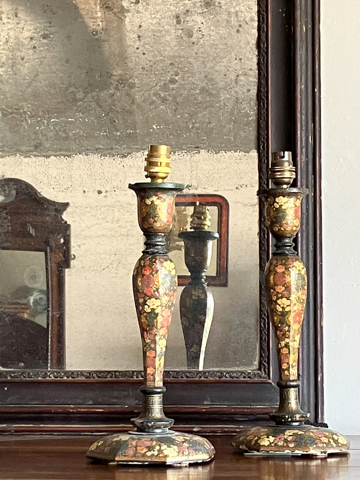 A Pair of Late 19th Century Kashmiri Lamps