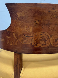 A 19th Century Dutch Inlaid Desk Chair