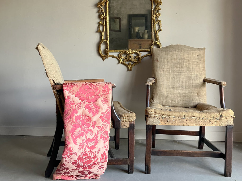A Pair of George III Gainsborough Chairs