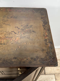 A Smaller 19th Century & Later Lacquered Chest on Stand