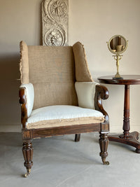 A William IV Simulated Rosewood Library Chair