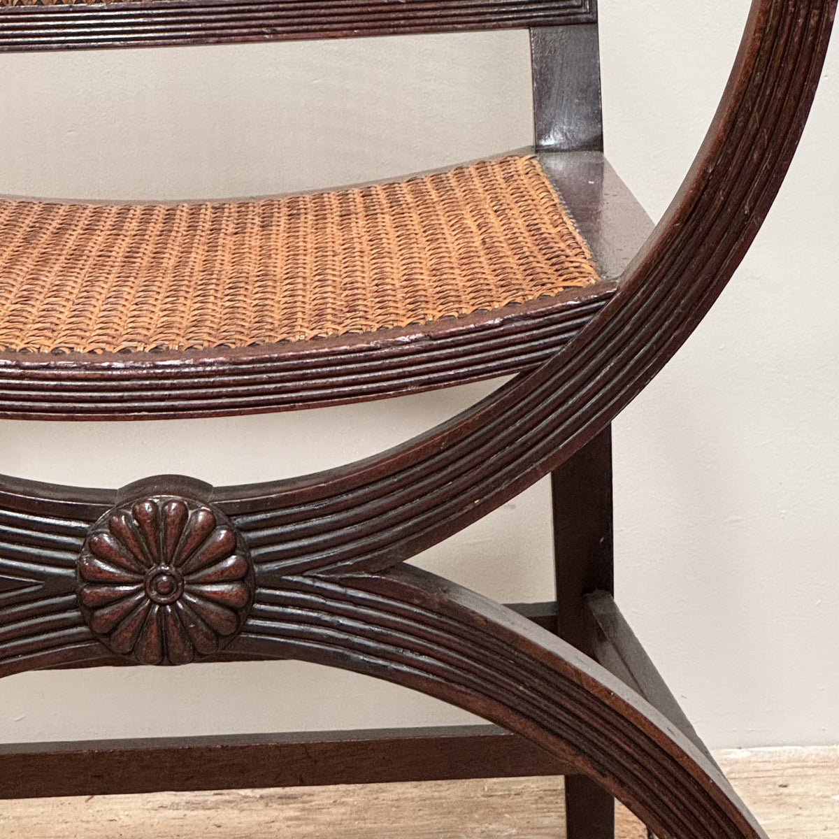 A 19th Century Mahogany Chair after a Thomas Hope Design