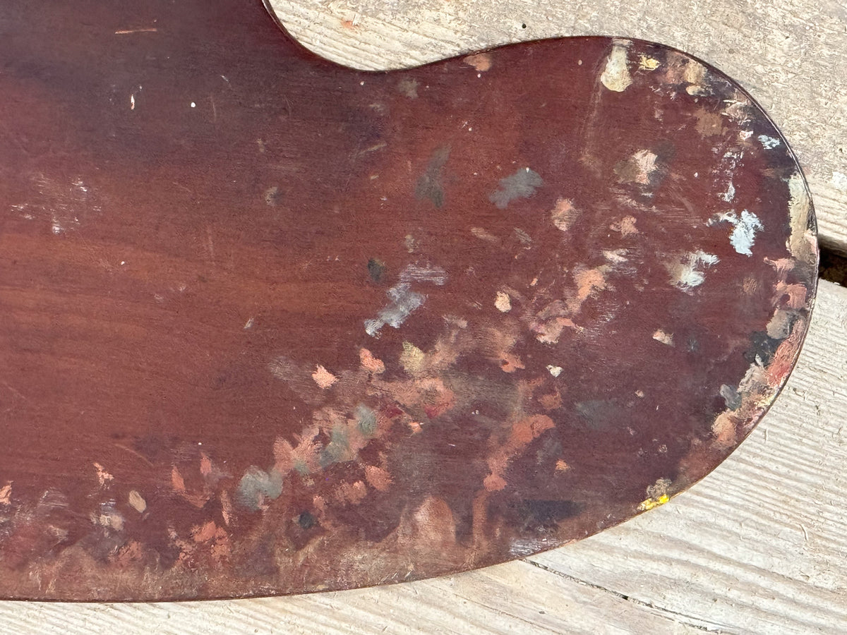 An Early 19th Century Mahogany Artist's Palette