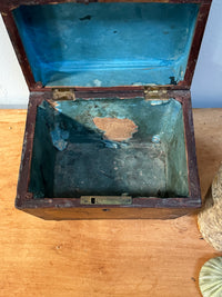 A Regency Painted Tea Caddy