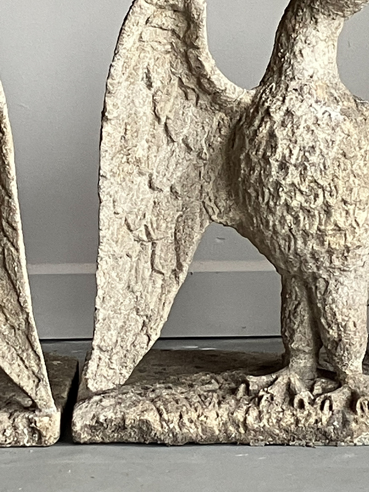 A Pair of 18th Century Stone Eagles