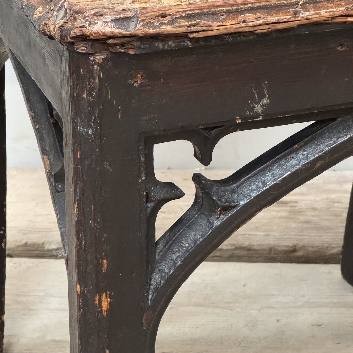 A Mid 19th Century Gothic Hall Chair attributed to E W Pugin