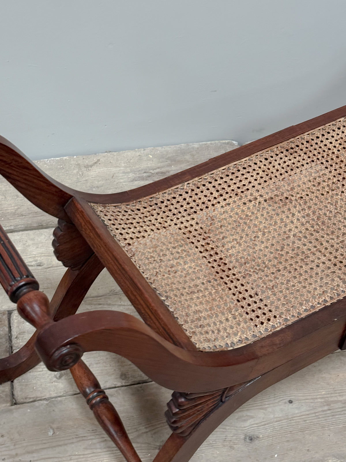 A Regency Rosewood Window Seat