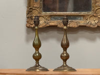 A Pair of Early 20th Century Brass Lamps