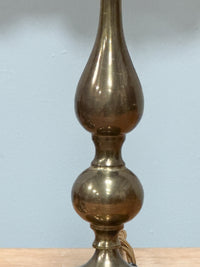 A Pair of Early 20th Century Brass Lamps