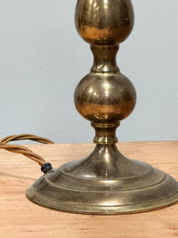 A Pair of Early 20th Century Brass Lamps