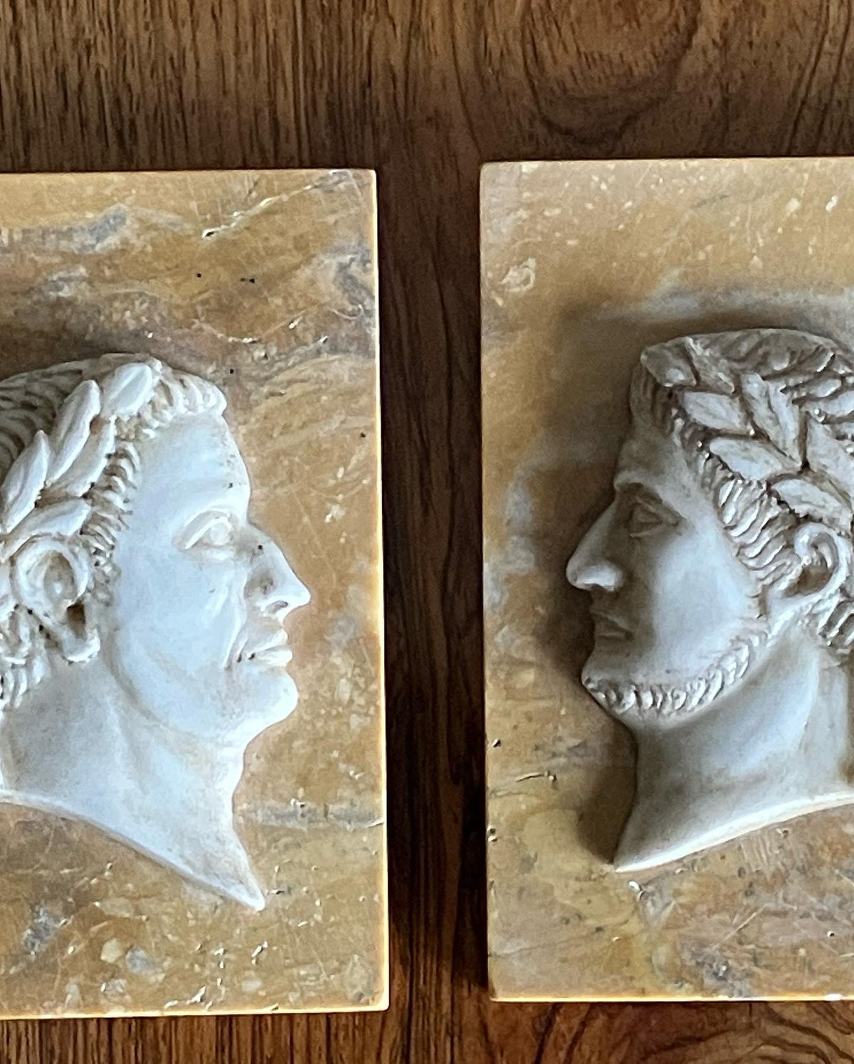 A Pair of Grand Tour Roman Profiles